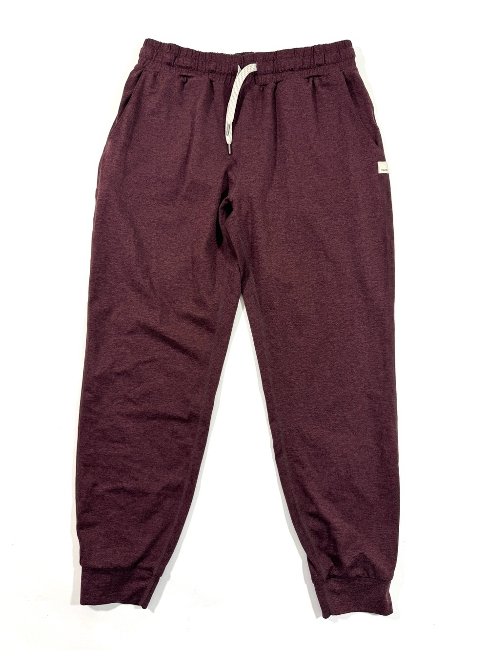 Vuori Performance Jogger Pants Maroon Heather